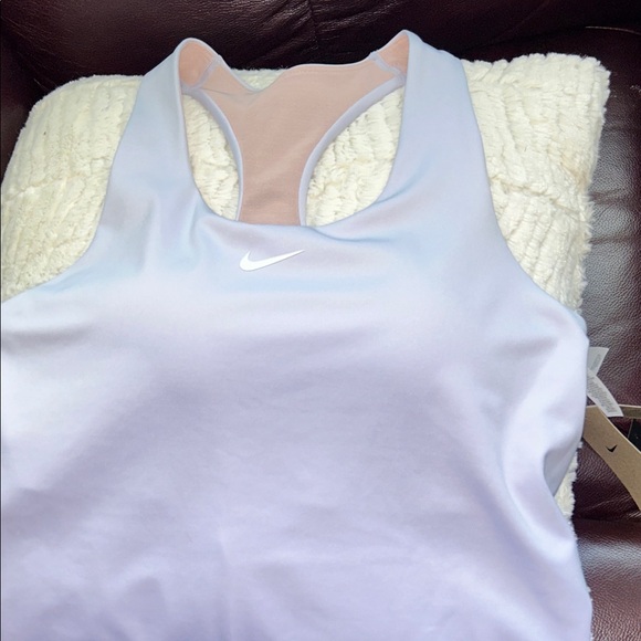 Nike Tops - Nike Periwinkle Size Med Racerback Tank w/Bra NEW W/TAGS size Med